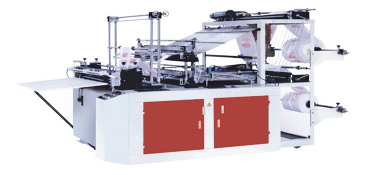 GH-DL600-DL1000 High speed double layer cold-cutting bag making machine